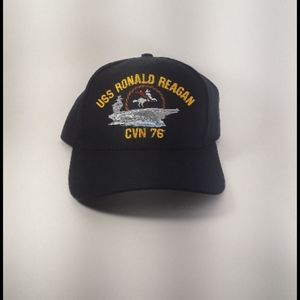 Baseball Cap USS Ronald Reagan CVN 76 Go Navy!
